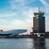 The Amsterdam Lookout is situated on the harbor
